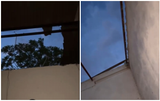 Chuva com rajada de ventos deixa 4 pessoas desalojadas após destelhamentos em fazenda de Marabá Paulista