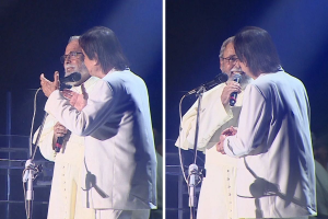 Padre sobe ao palco e canta com Roberto Carlos durante show no interior de SP: 'Presente muito grande de Deus'