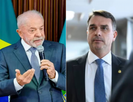 Pesquisa Datafolha com eleitores de SP: Lula e Flávio Bolsonaro empatam