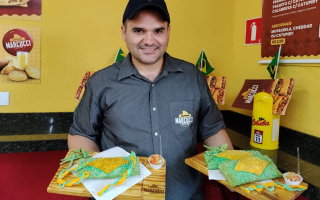 Carne seca, frango com milho e até picanha: pastel inspirado na bandeira do Brasil traz sabores típicos da cultura nacional